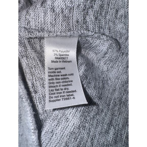 a.n.a. Gray Long Sleeve Top Size Large Soft Knit Bell Sleeve Cozy Casual - Picture 5 of 5